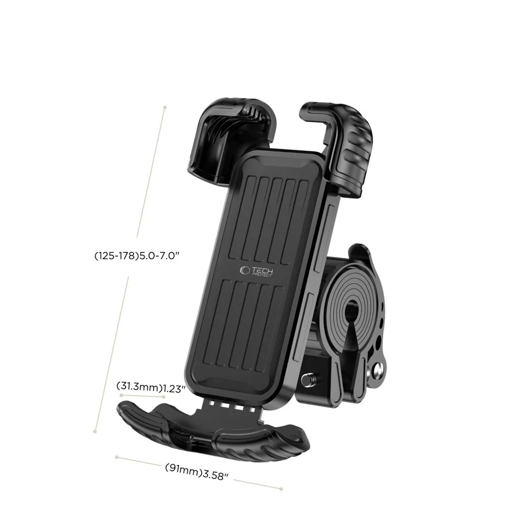 Puhelinteline pyörään  TECH-PROTECT V7 UNIVERSAL BIKE & MOTORCYCLE MOUNT Puhelintarvikkeet musta