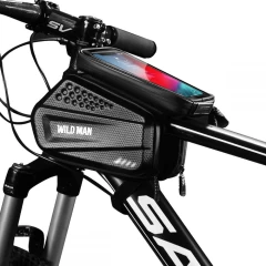 Puhelinteline pyörään  WILDMAN Hardpouch Bike Mount XXL svart