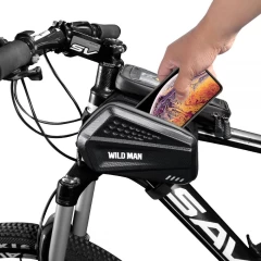 Puhelinteline pyörään  WILDMAN Hardpouch Bike Mount XXL svart