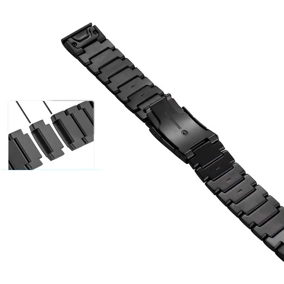 Garmin Fenix rihm must TECH-PROTECT STEELBAND 3 / 5X 3HR PLUS 6X PRO 7X