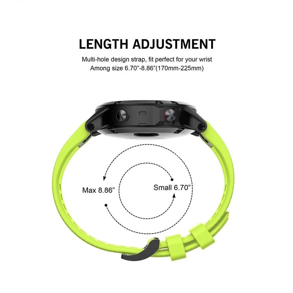 Garmin Fenix rihm roheline TECH-PROTECT Smooth 5 / 6 PRO 7 (22mm)