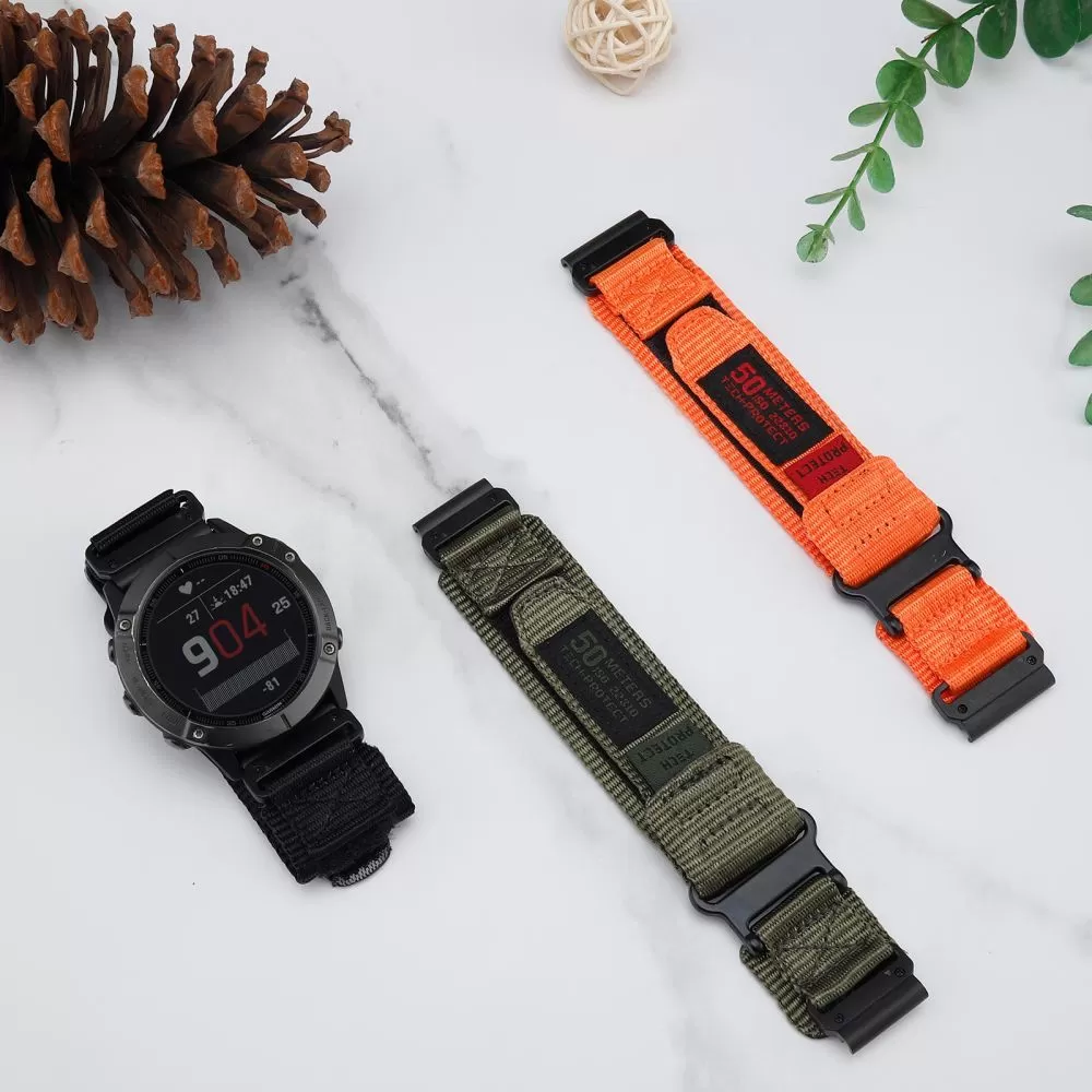 Garmin Fenix ремень зеленый TECH-PROTECT SCOUT PRO 3 / 5X 3HR PLUS 6X 7X
