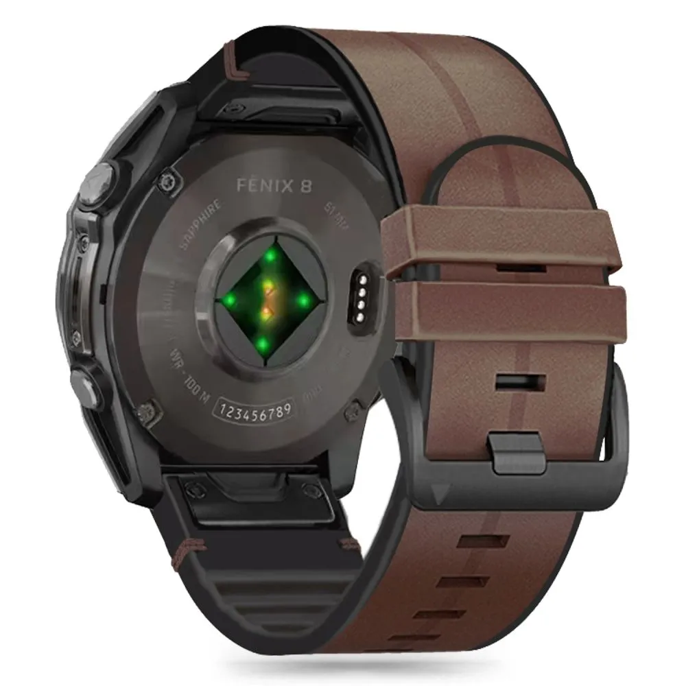 Garmin Fenix rihm pruun TECH-PROTECT SILICONE PU 5 / 6 PRO 7 8 (47 MM) E