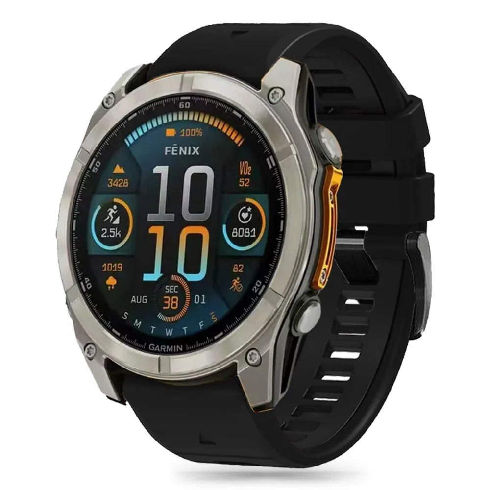 Garmin Fenix rihm must TECH-PROTECT SILICONE LINE 5X / PLUS 6X PRO 7X 8 (51 MM)