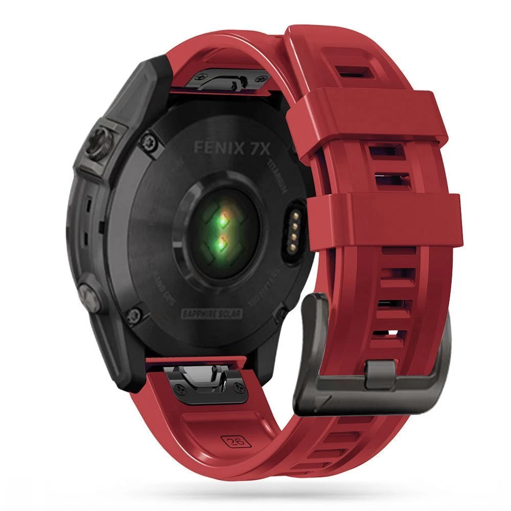 Garmin Fenix rihm punane TECH-PROTECT Iconband 3 / 5X 3HR PLUS 6X PRO 7X (26mm)