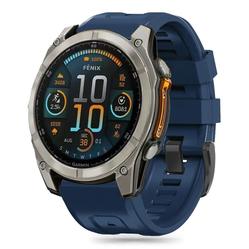 Garmin Fenix suojakuori, suojakotelo sininen TECH-PROTECT SILICONE 5X / PLUS 6X PRO 7X 8 (51 MM)