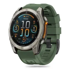 Garmin Fenix rihm roheline TECH-PROTECT SILICONE 5S / PLUS 6S PRO 7S 8 (43 MM)