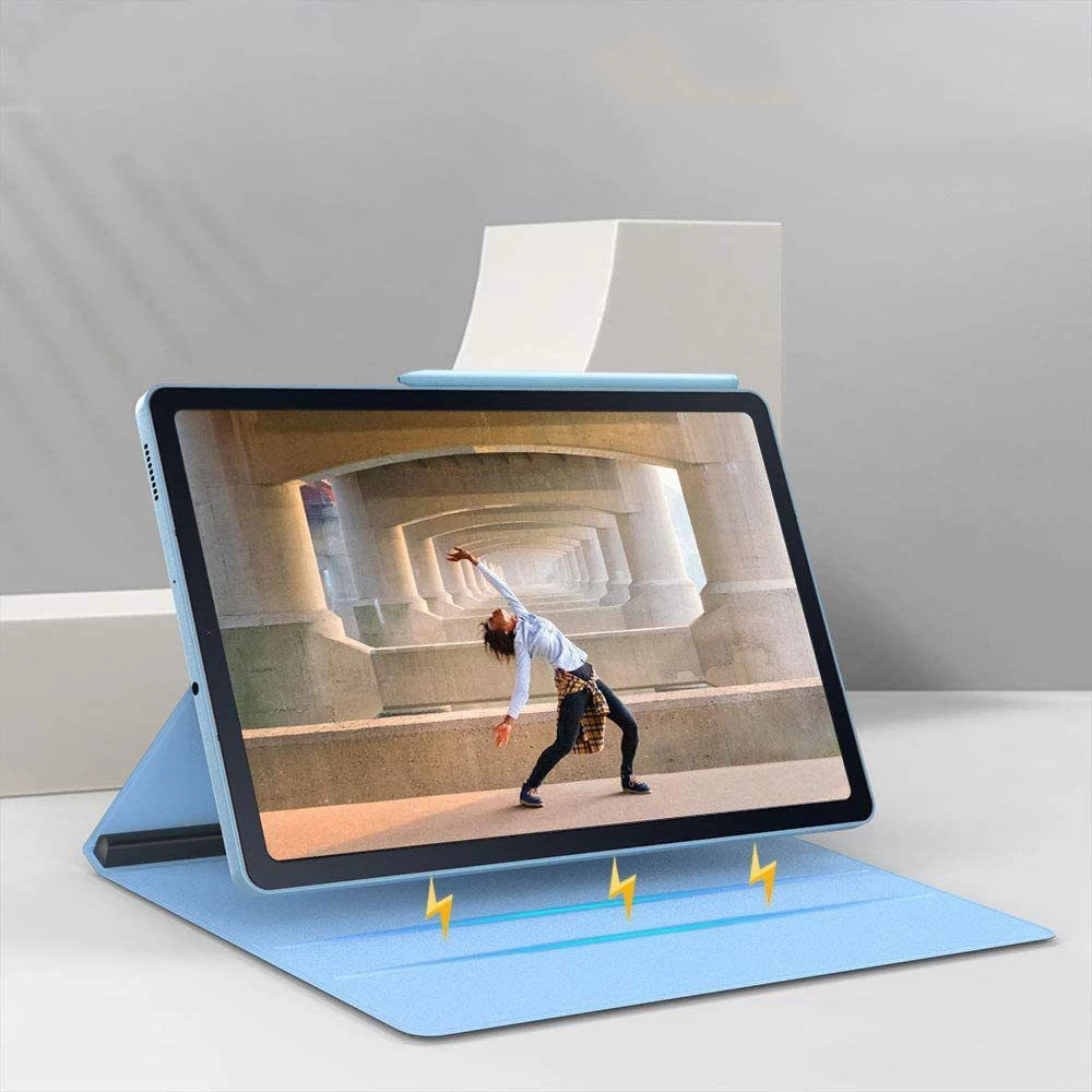 Samsung Galaxy Tab S6 Lite 10.4 (2022) tablet skal, fodral blå TECH-PROTECT Smart  Magnetic