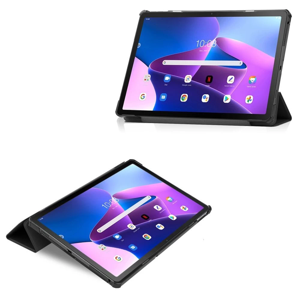 Lenovo Tab M10 Plus 10.6 3rd Gen tahvelarvuti ümbris must TECH-PROTECT Smart 