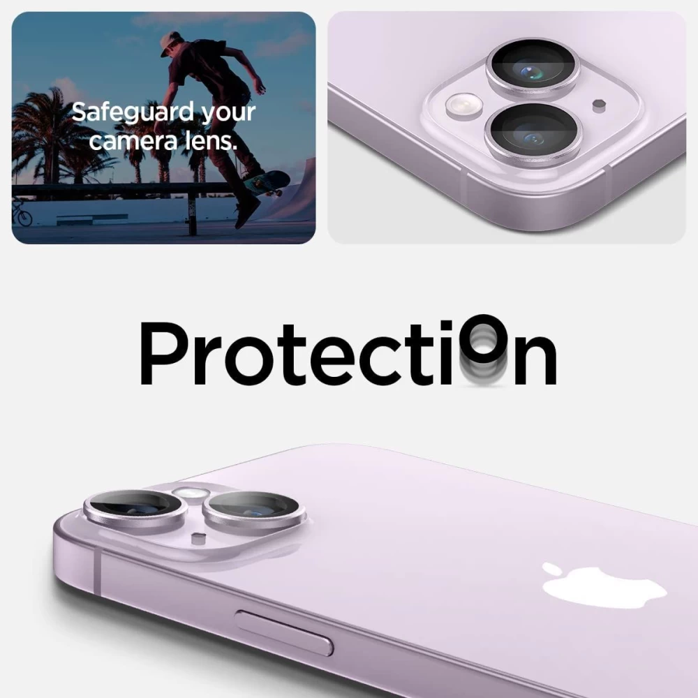 Apple iPhone 14 aizsargstikls  SPIGEN OPTIK.TR EZ FIT CAMERA PROTECTOR (2-pack)