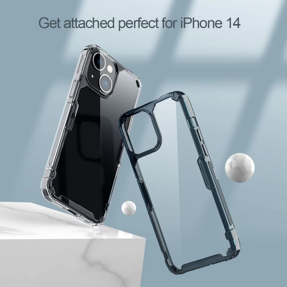 Apple iPhone 14 case transparent Nillkin TPU Pro