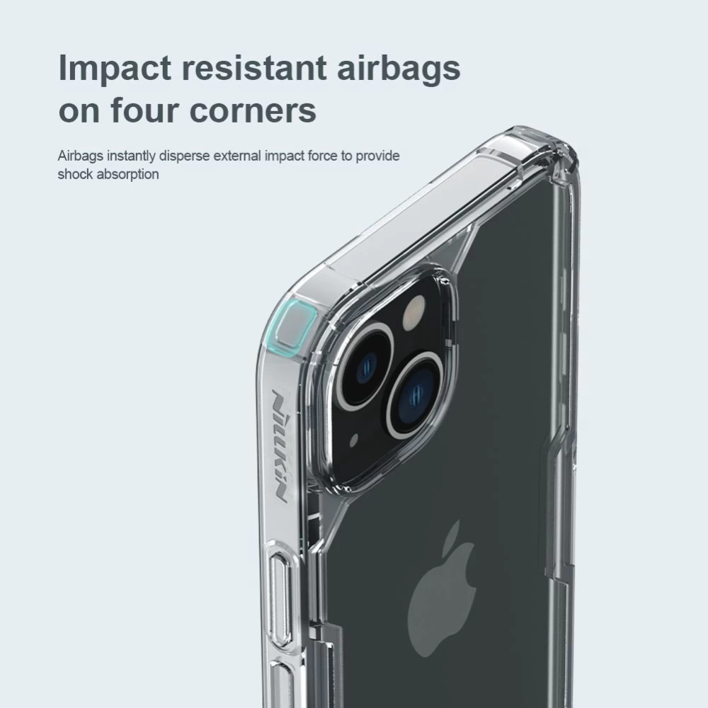Apple iPhone 14 case transparent Nillkin TPU Pro