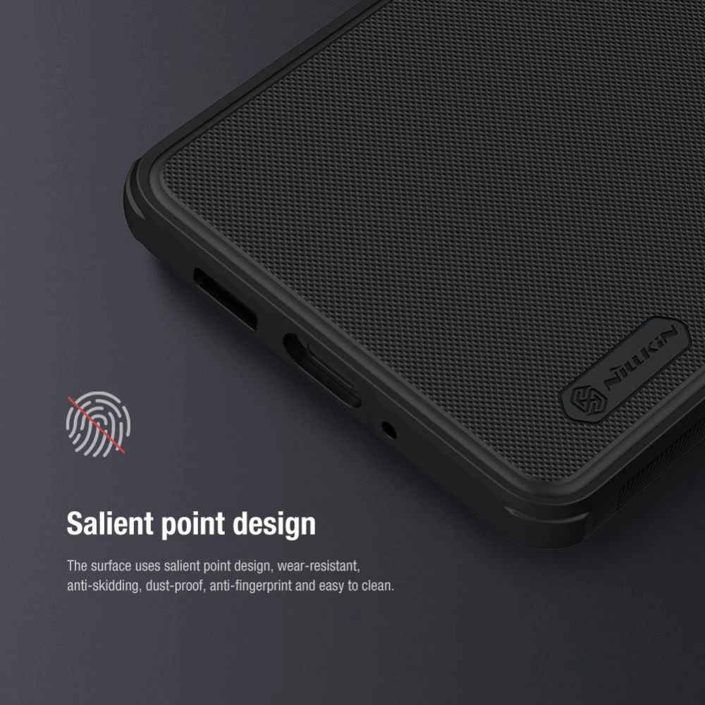 Apple iPhone 14 case black Nillkin Super Frosted Shield Pro