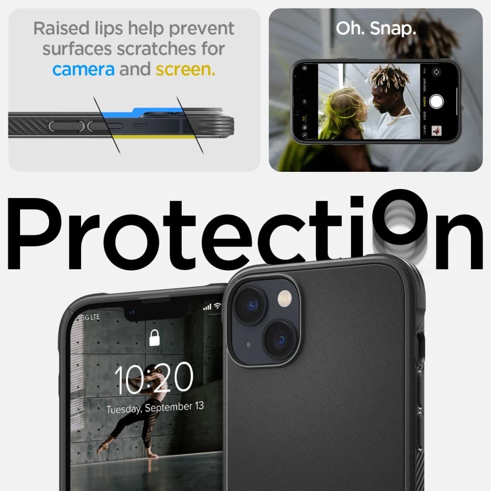 Apple iPhone 14 case black SPIGEN RUGGED ARMOR Mag Magsafe