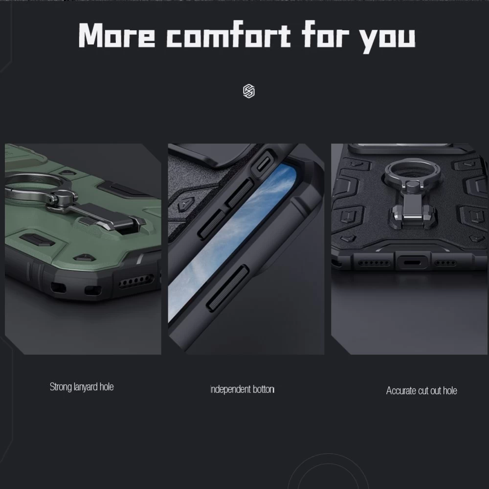 Apple iPhone 14 case black Nillkin CamShield Armor Pro
