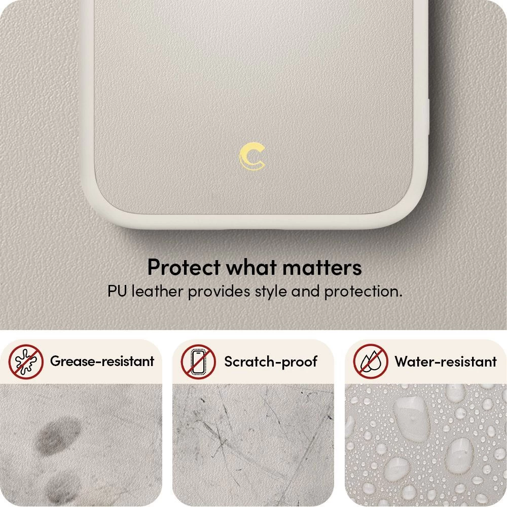 Apple iPhone 14 case ivory white SPIGEN CYRILL KAJUK MAG MAGSAFE