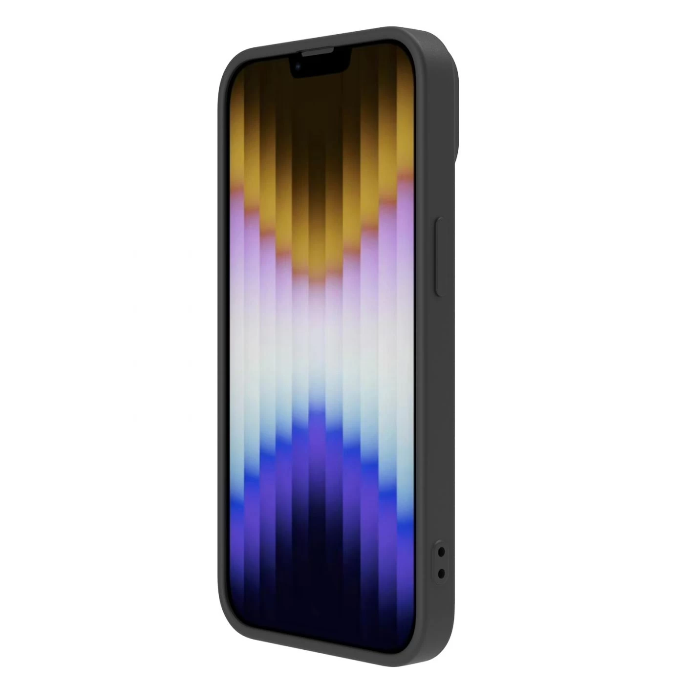 Apple iPhone 14 dėklas Juoda Nillkin CamShield Silky Silicon