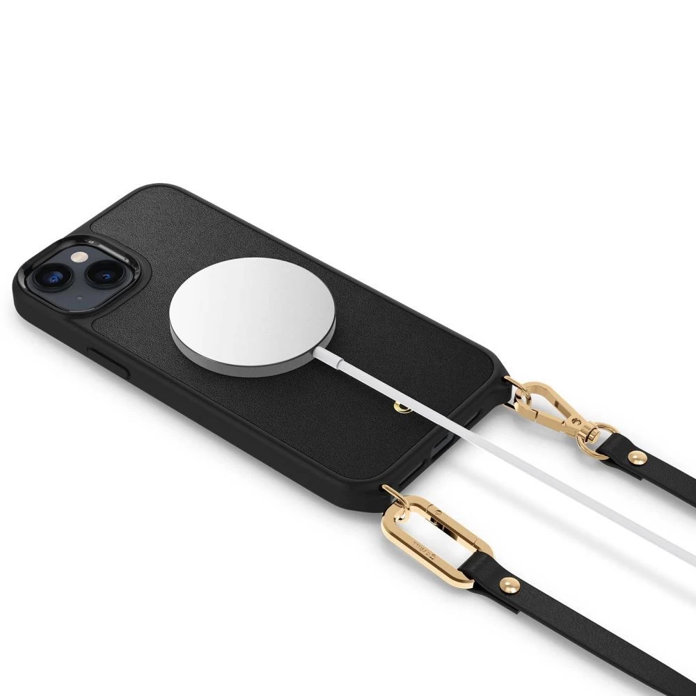 Apple iPhone 14 suojakuori musta SPIGEN CYRILL CLASSIC CHARM MAG MAGSAFE