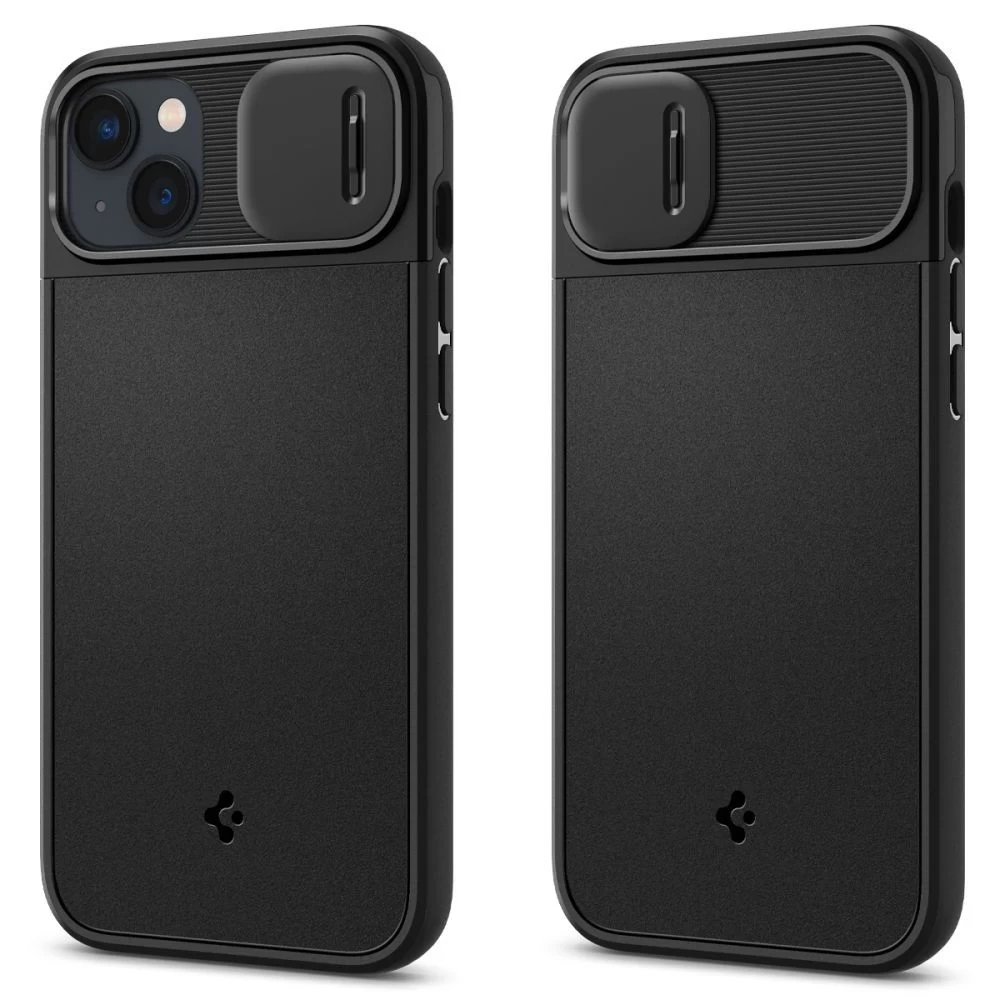 Apple iPhone 14 case black SPIGEN OPTIK ARMOR MAG MAGSAFE
