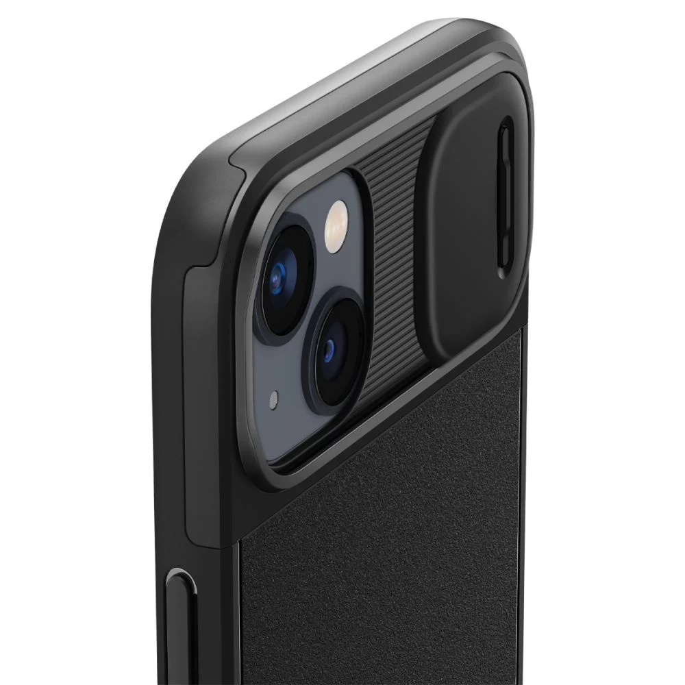 Apple iPhone 14 case black SPIGEN OPTIK ARMOR MAG MAGSAFE