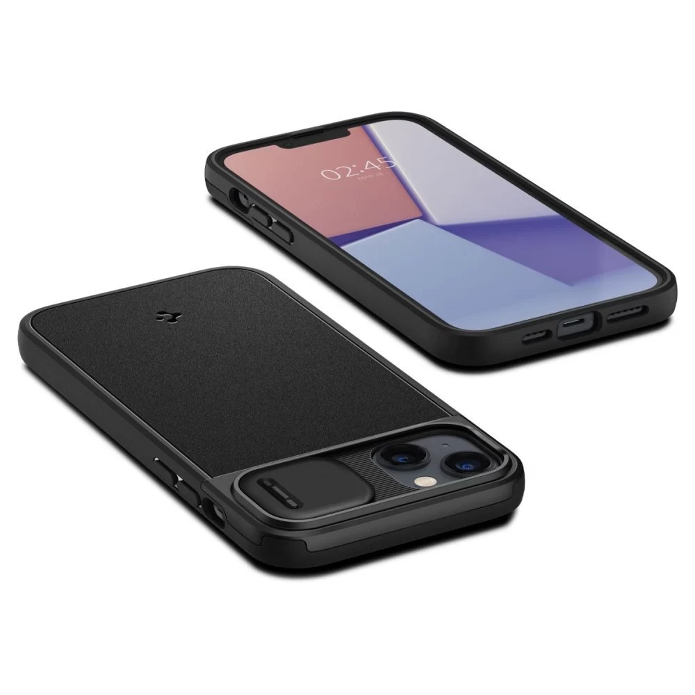 Apple iPhone 14 case black SPIGEN OPTIK ARMOR MAG MAGSAFE