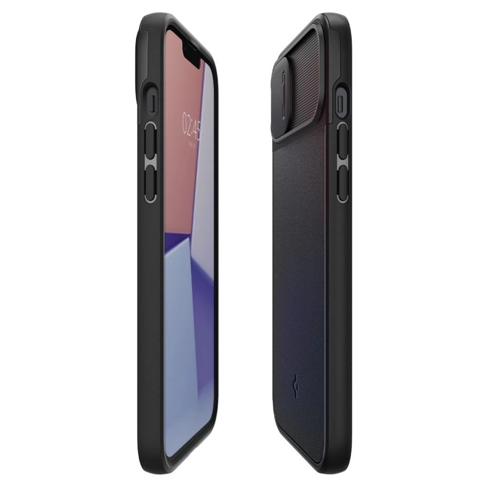 Apple iPhone 14 case black SPIGEN OPTIK ARMOR MAG MAGSAFE