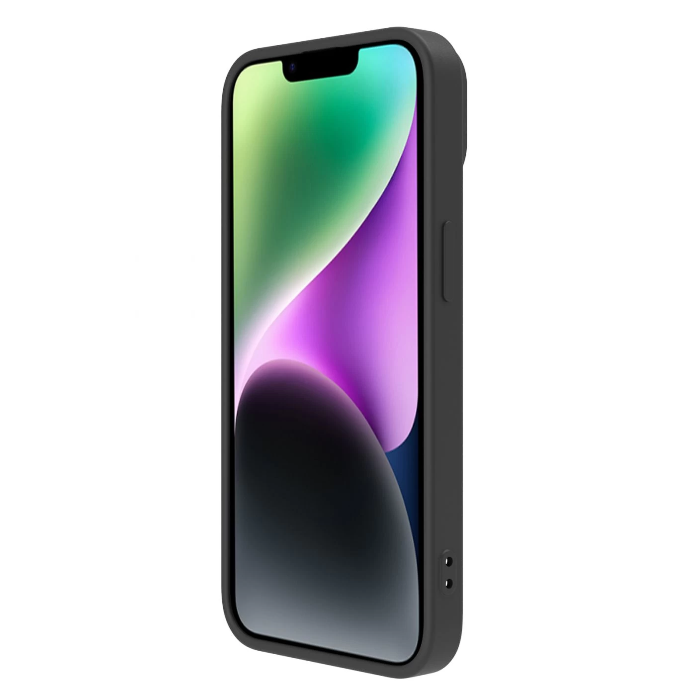 Apple iPhone 14 case black Nillkin CamShield Silky Magnetic Silicon