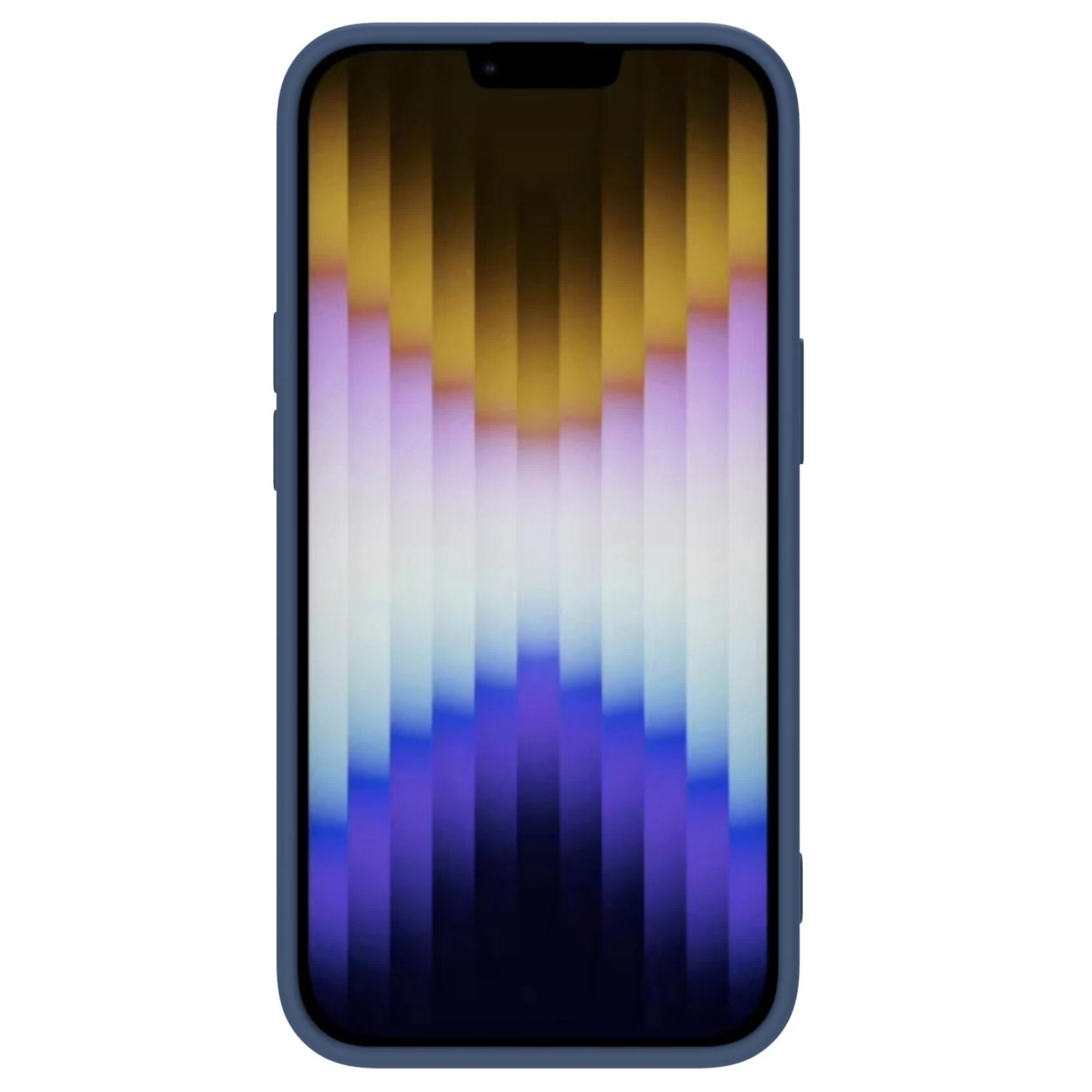 Apple iPhone 14 case blue Nillkin CamShield Silky Silicon