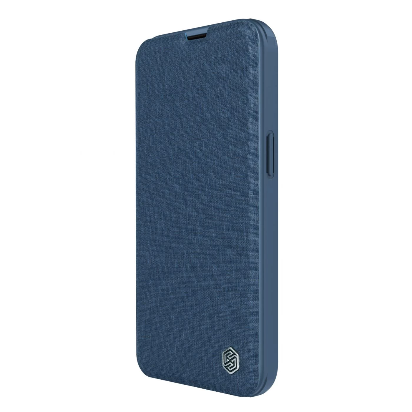 Apple iPhone 14 case blue Nillkin Qin Pro Leather (Cloth Version)