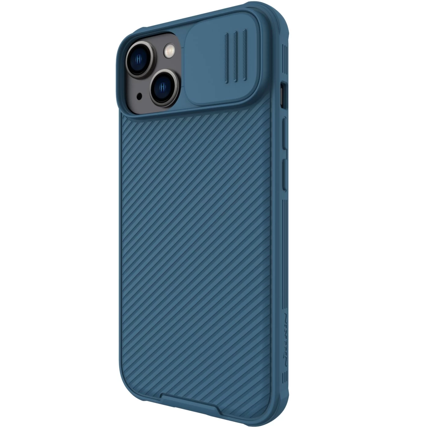 Apple iPhone 14 case blue Nillkin CamShield Pro