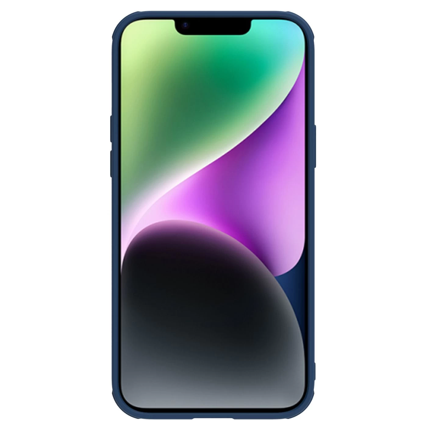 Apple iPhone 14 dėklas mėlyna NILLKIN CAMSHIELD LEATHER S