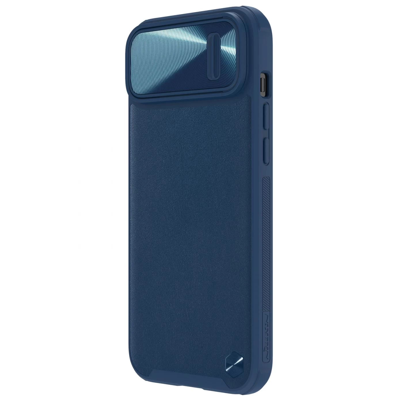Apple iPhone 14 dėklas mėlyna NILLKIN CAMSHIELD LEATHER S