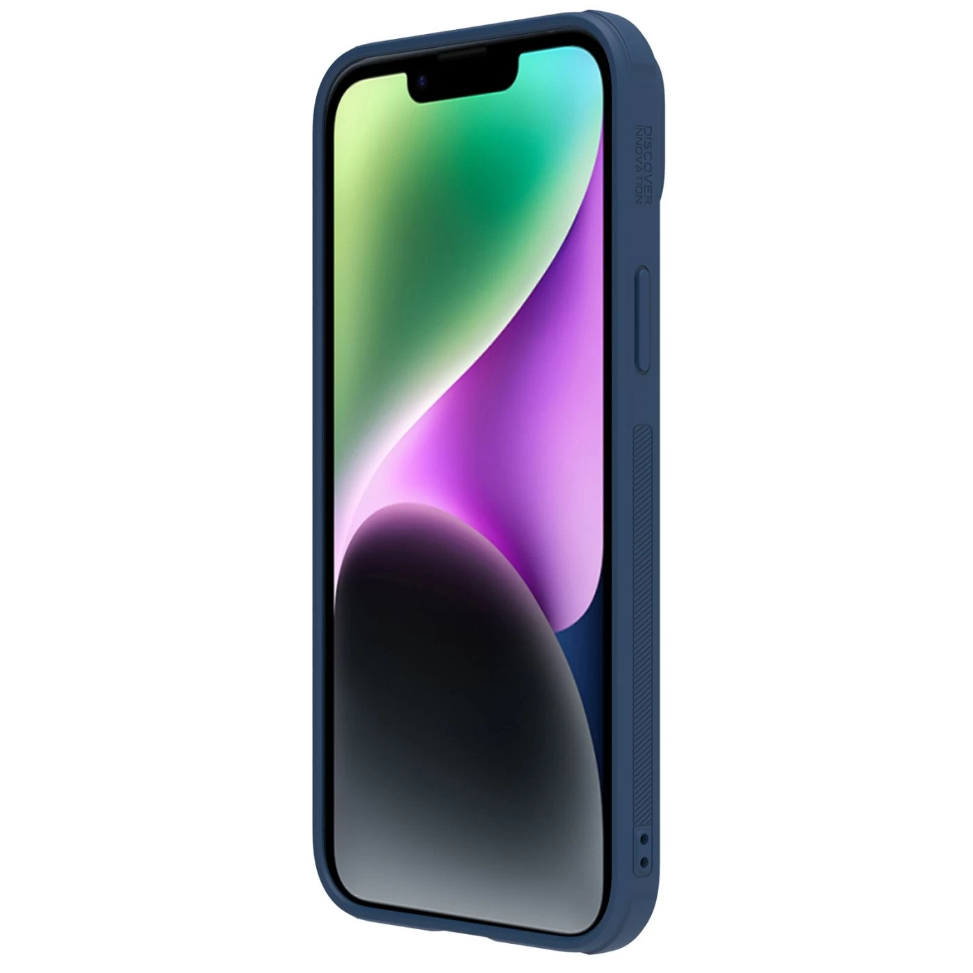 Apple iPhone 14 dėklas mėlyna NILLKIN CAMSHIELD LEATHER S