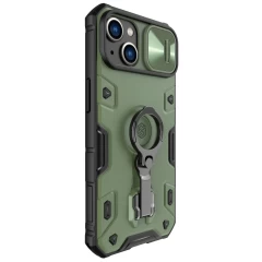 Apple iPhone 14 case green Nillkin CamShield Armor Pro Magnetic