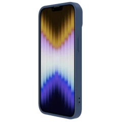 Apple iPhone 14 case blue Nillkin CamShield Silky Silicon