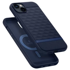 Apple iPhone 14 case blue CASEOLOGY Parallax Mag Magsafe