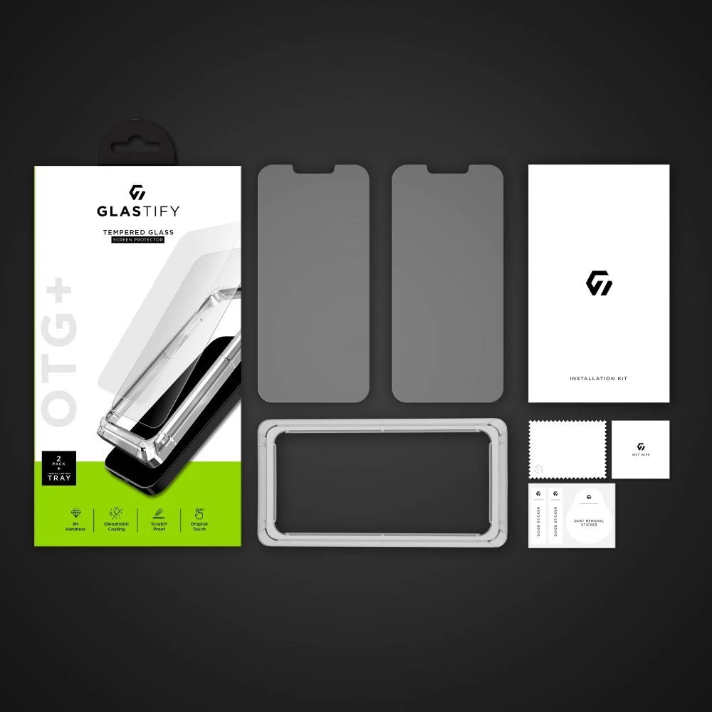 Apple iPhone 14 Plus Tempered glass  GLASTIFY OTG+ (2-pack)