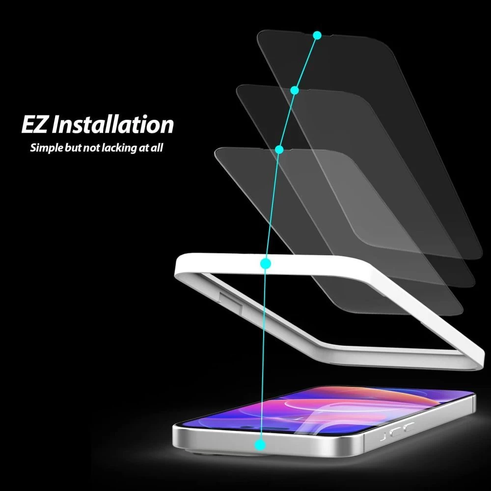 Apple iPhone 14 Plus Tempered glass  WHITESTONE EZ GLASS (3-pack)
