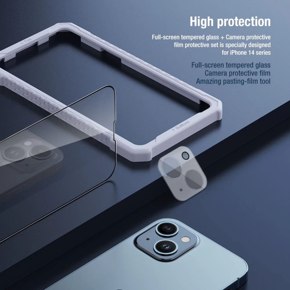 Apple iPhone 14 Plus защитное стекло  Nillkin 2-in-1 HD