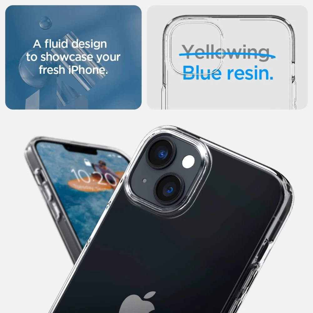 Apple iPhone 14 Plus ümbris läbipaistev SPIGEN LIQUID CRYSTAL