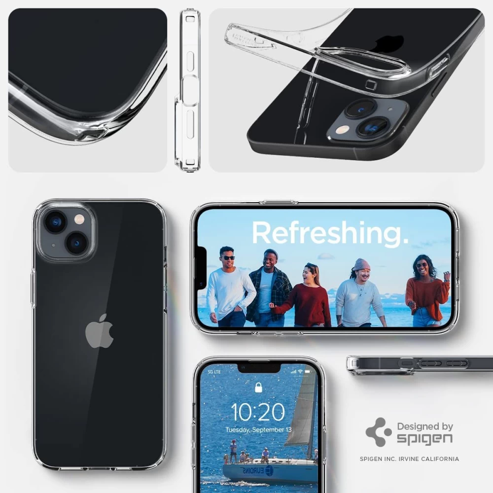 Apple iPhone 14 Plus ümbris läbipaistev SPIGEN LIQUID CRYSTAL