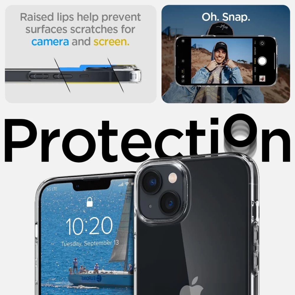 Apple iPhone 14 Plus ümbris läbipaistev SPIGEN LIQUID CRYSTAL