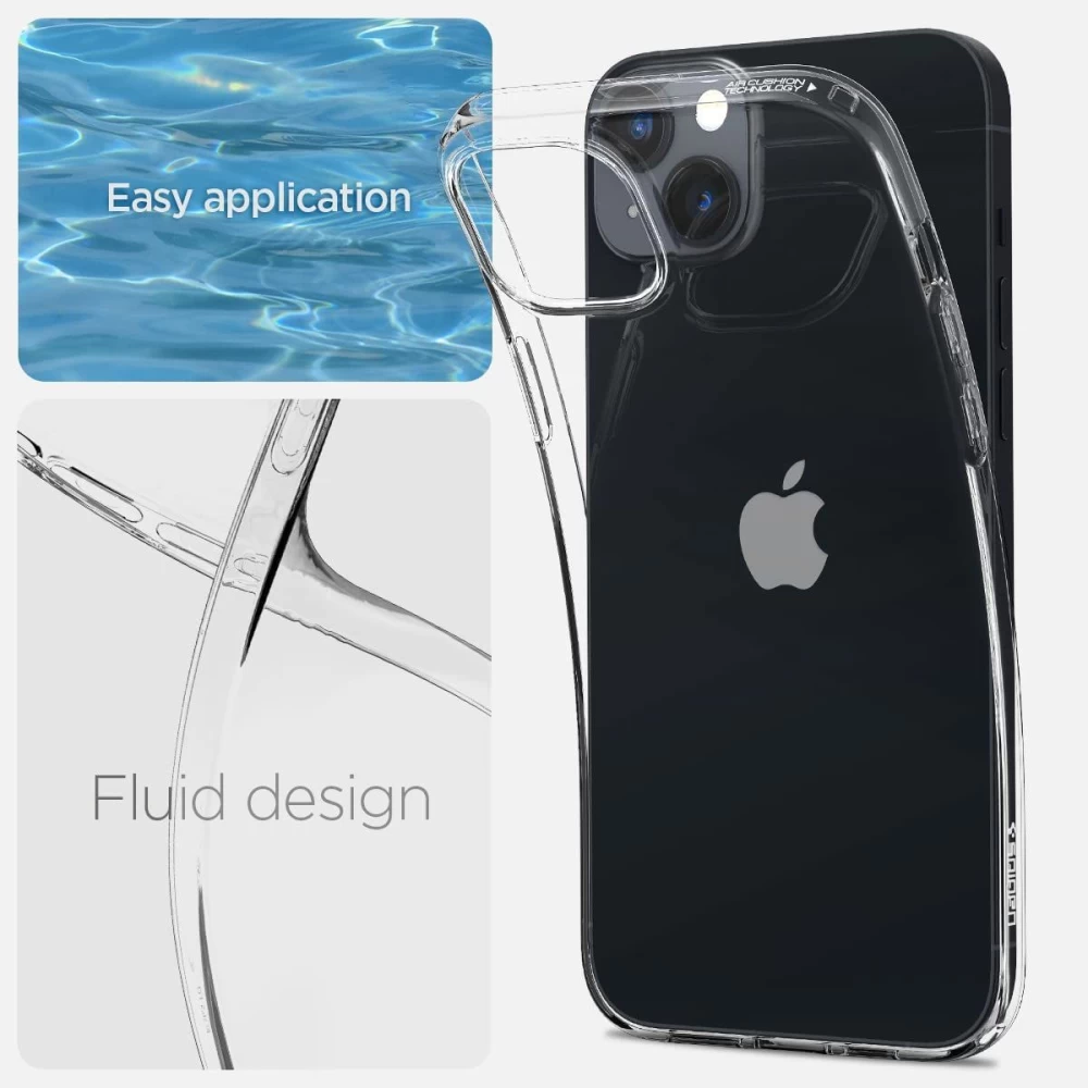 Apple iPhone 14 Plus ümbris läbipaistev SPIGEN LIQUID CRYSTAL