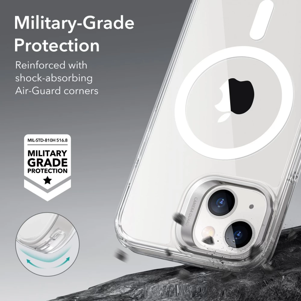 Apple iPhone 14 Plus case transparent ESR CLASSIC KICKSTAND HALOLOCK MAGSAFE
