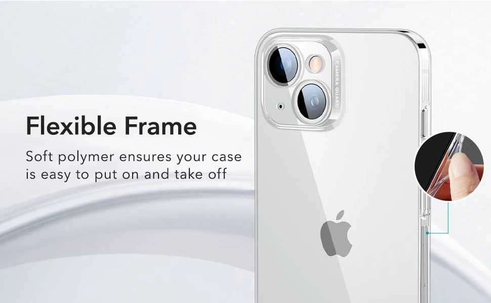 Apple iPhone 14 Plus case transparent ESR ICE SHIELD