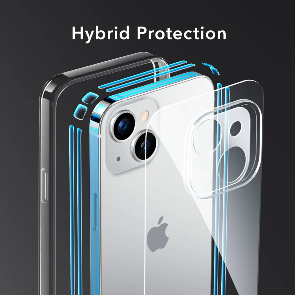 Apple iPhone 14 Plus case transparent ESR ICE SHIELD