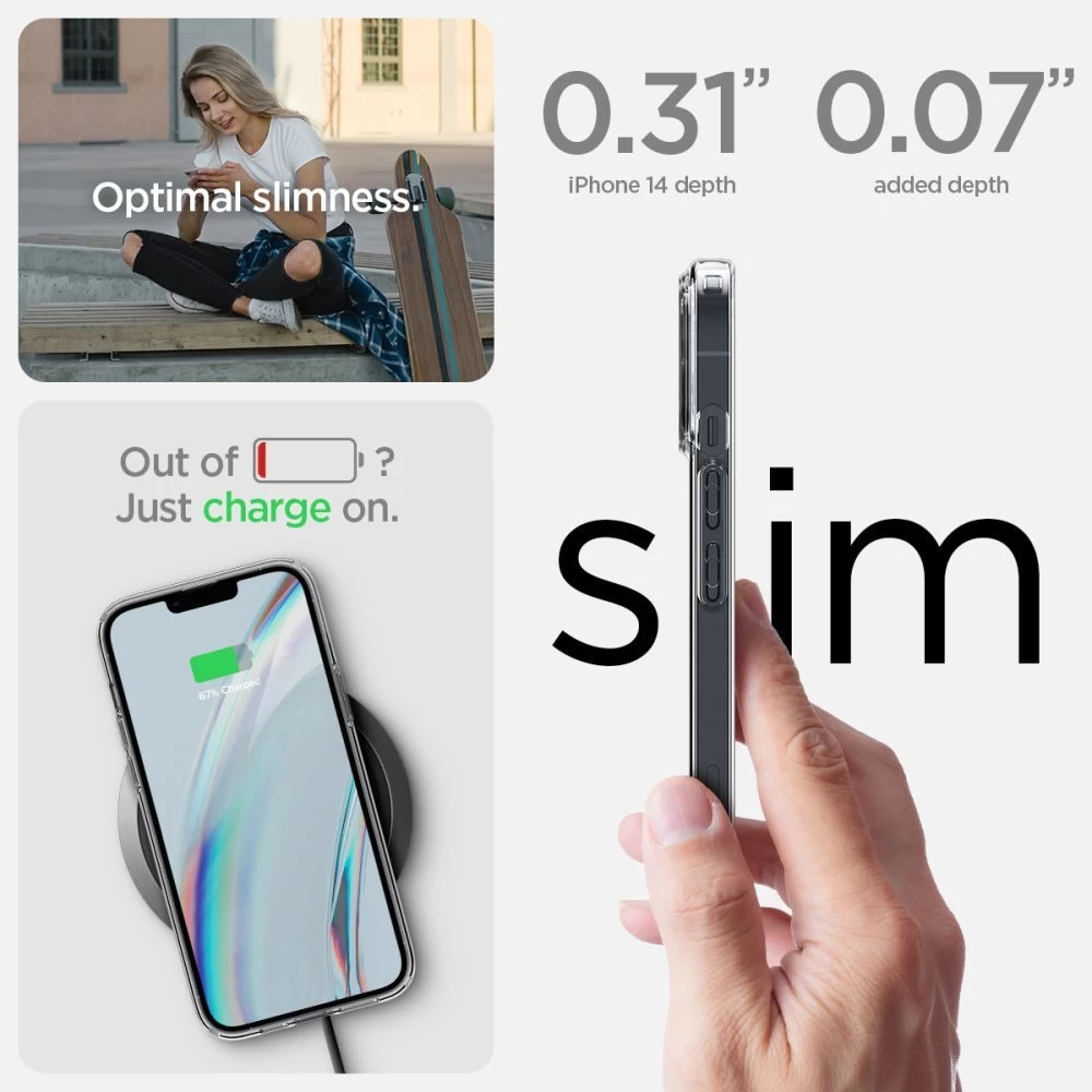 Apple iPhone 14 Plus case transparent SPIGEN CRYSTAL PACK