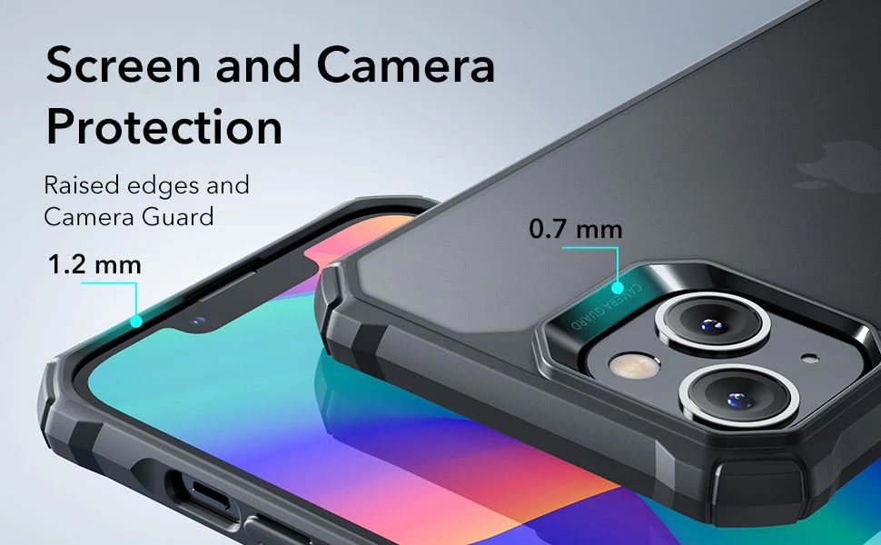 Apple iPhone 14 Plus ümbris läbipaistev hall ESR AIR ARMOR