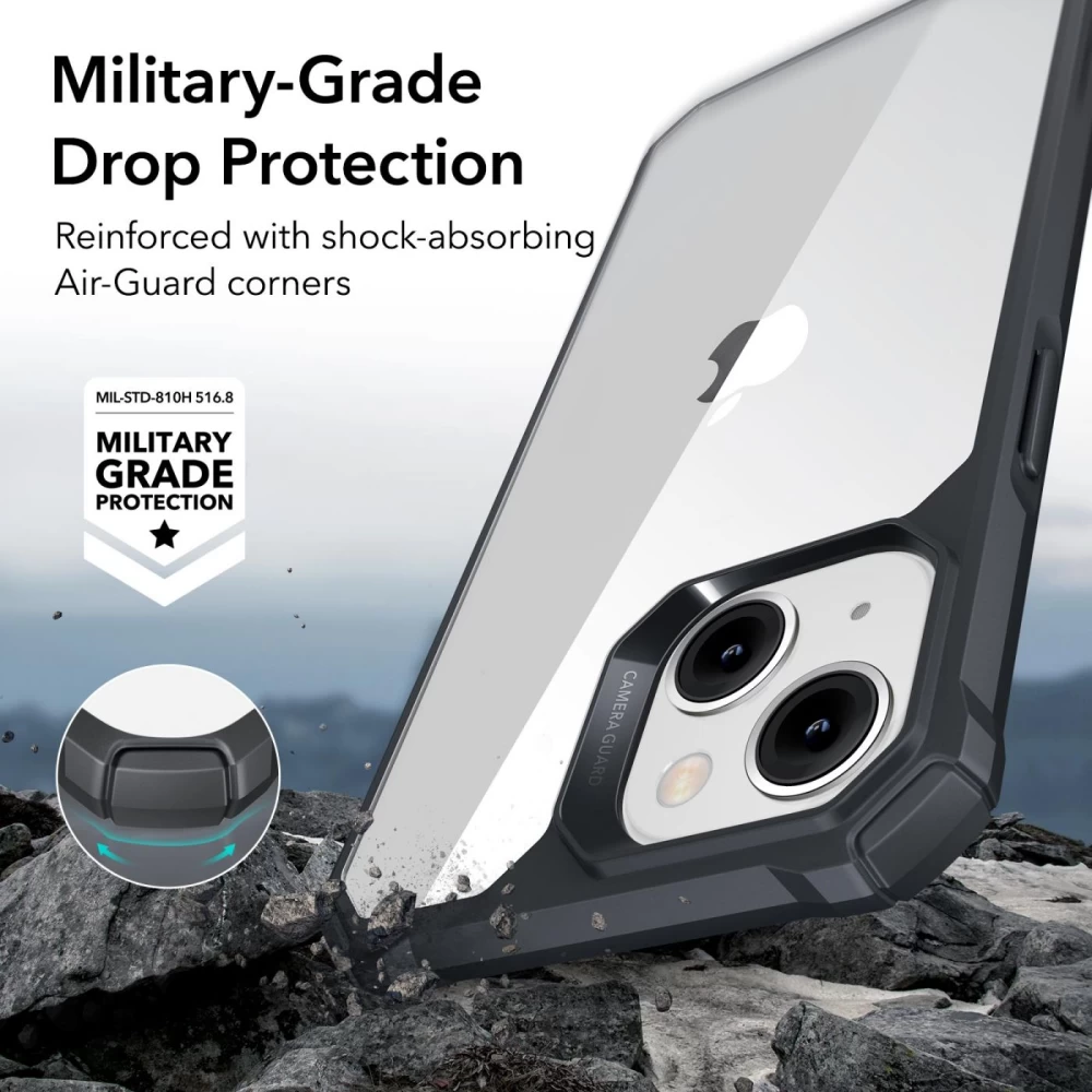 Apple iPhone 14 Plus ümbris läbipaistev hall ESR AIR ARMOR
