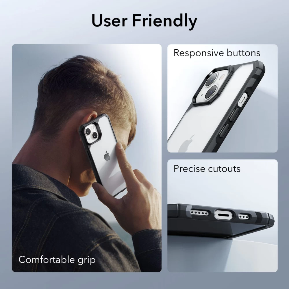 Apple iPhone 14 Plus ümbris läbipaistev hall ESR AIR ARMOR